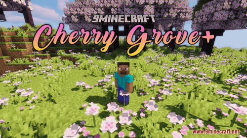 Cherry Grove+ Resource Pack (1.20.6, 1.20.1) – Texture Pack Thumbnail