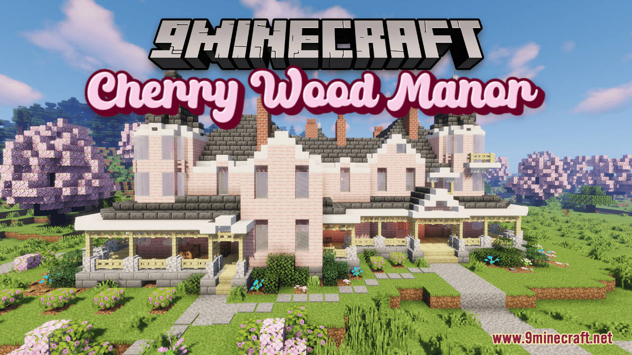 Cherry Wood Manor Map (1.20.4, 1.19.4) - Victorian Style Mansion 1