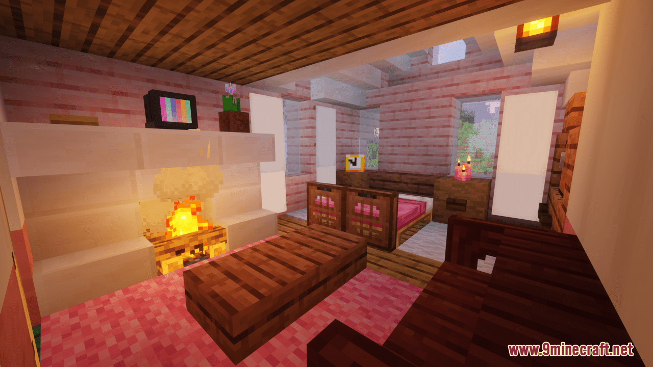 Cherry Wood Manor Map (1.20.4, 1.19.4) - Victorian Style Mansion 12