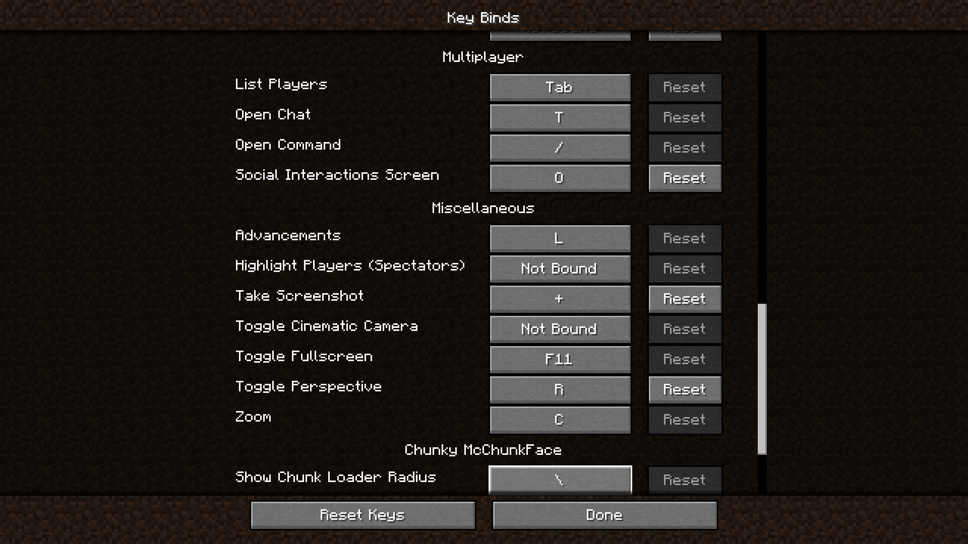 Chunky McChunkFace Mod (1.21, 1.20.1) - Simple Chunk Loader 5