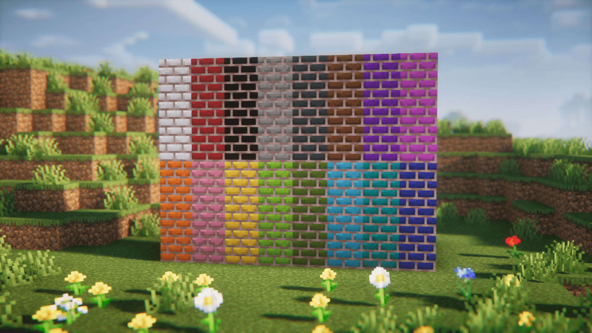 Colored Bricks Mod (1.21.1, 1.20.1) - Colored Bricks, Stairs & Slabs 4