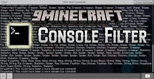 Console Filter Mod (1.20.1, 1.19.4) – Hide Annoying Messages from Your Console Logs Thumbnail