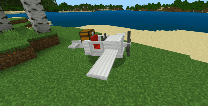 Crafty Plane Addon (1.20) - MCPE/Bedrock Mod 4