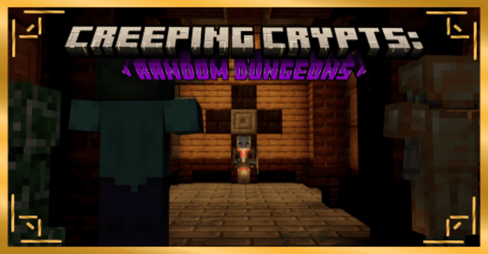 Creeping Crypts: Random Dungeons Addon (1.21, 1.20) - MCPE/Bedrock Mod 1