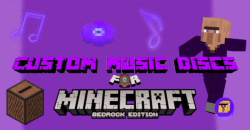 Custom Music Discs Texture Pack (1.20, 1.19) – MCPE/Bedrock Thumbnail