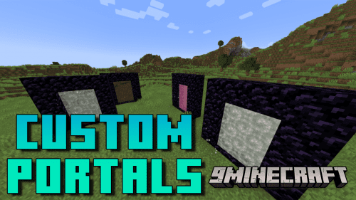 Custom Portals Mod (1.21.1, 1.20.1) – Custom Journeys In Minecraft Thumbnail