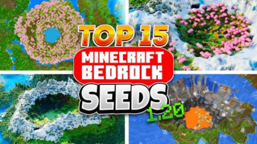 Top 15 Incredible Minecraft Seeds (1.20.6, 1.20.1) – Bedrock Edition Thumbnail