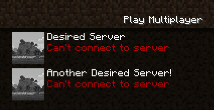 Desired Servers Mod (1.20.2, 1.19.4) - Your Desired Servers Will Always Be Listed 3