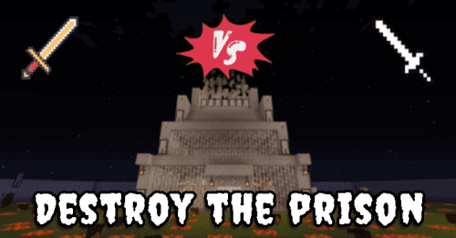 Destroy The Prison And Save The Prisoners Map (1.20) – MCPE/Bedrock Thumbnail