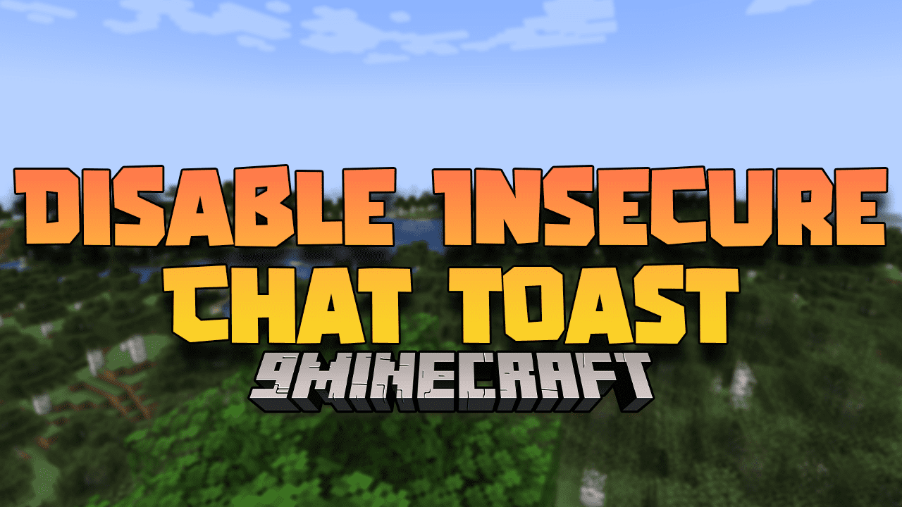 Disable Insecure Chat Toast Mod (1.20.4, 1.19.4) - Simplifying Server Joins 1