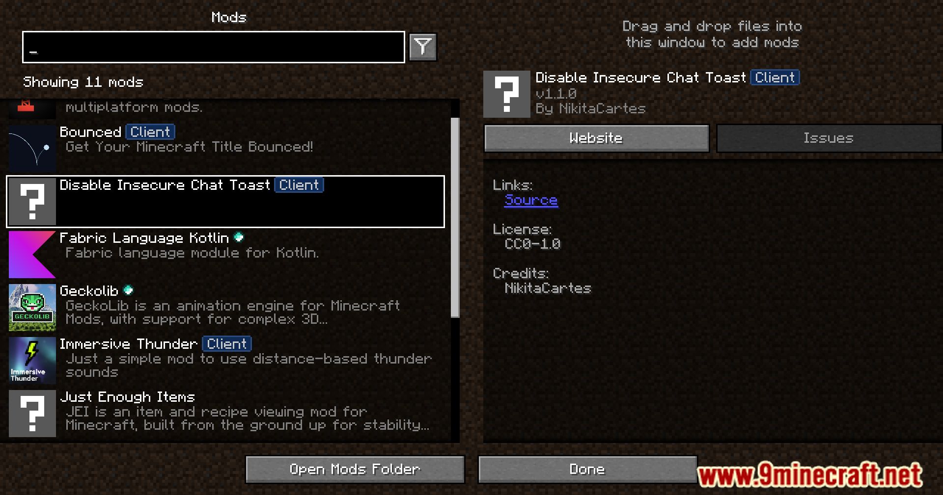 Disable Insecure Chat Toast Mod (1.20.4, 1.19.4) - Simplifying Server Joins 2