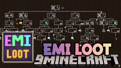 EMI Loot Mod (1.21.1, 1.20.1) – Loot Drops for EMI Recipe and Item Viewer Thumbnail