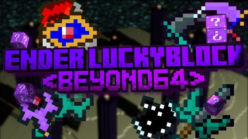 Ender Lucky Block Addon (1.20) – MCPE/Bedrock Mod Thumbnail