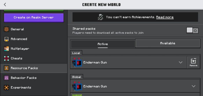 Enderman Gun Addon (1.20, 1.19) - MCPE/Bedrock Mod 15