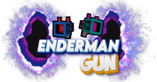 Enderman Gun Addon (1.20, 1.19) – MCPE/Bedrock Mod Thumbnail