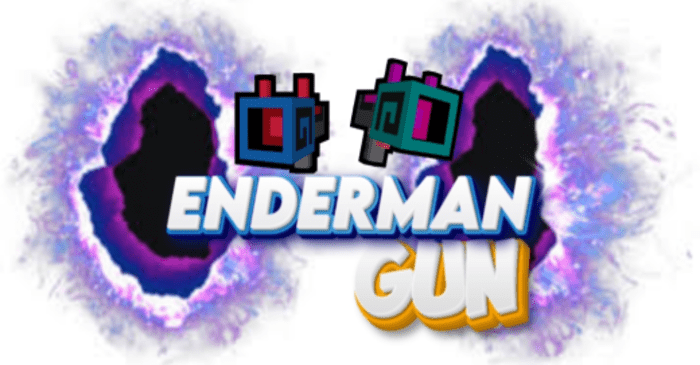 Enderman Gun Addon (1.20, 1.19) - MCPE/Bedrock Mod 1