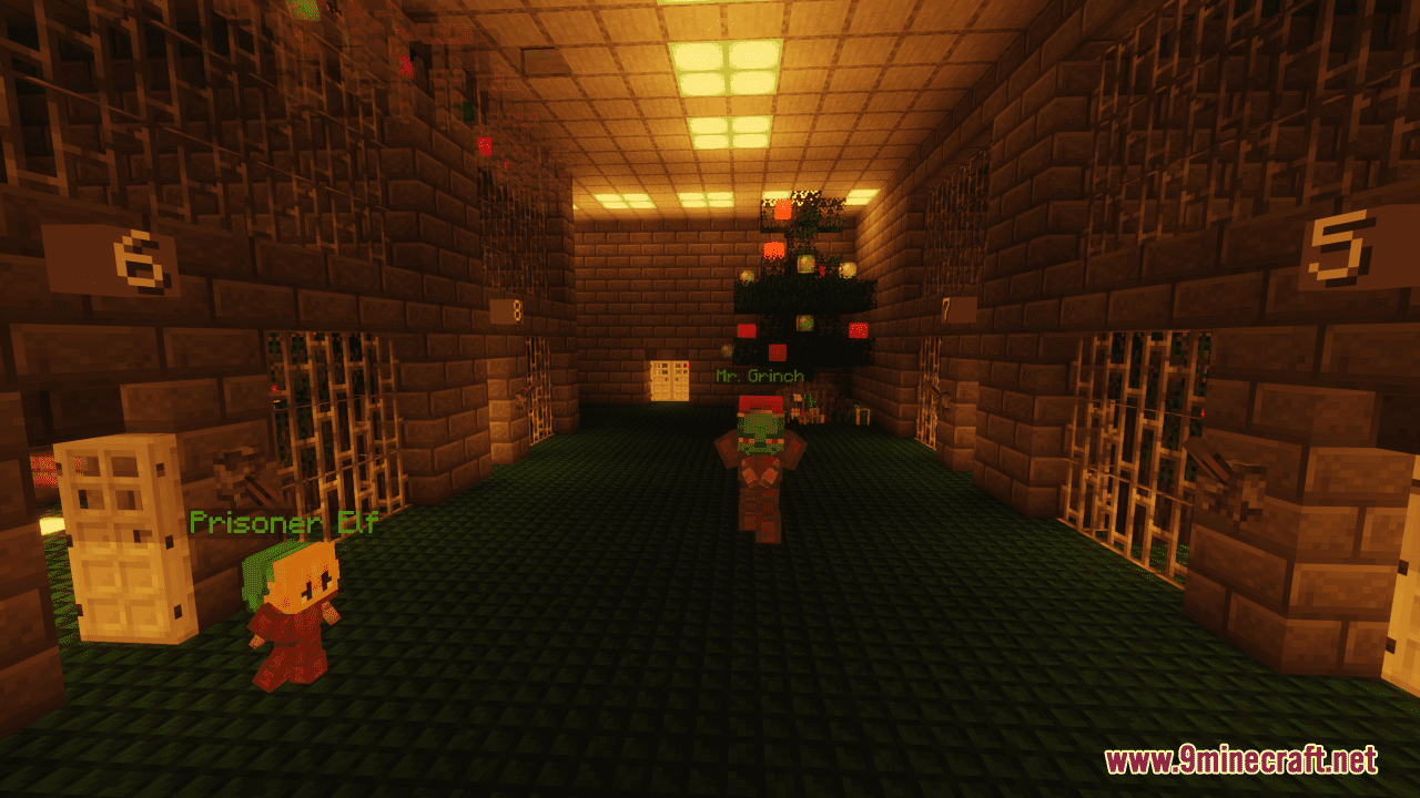 Escape From North Pole Prison Map (1.20.4, 1.19.4) - A Festive Adventure 4