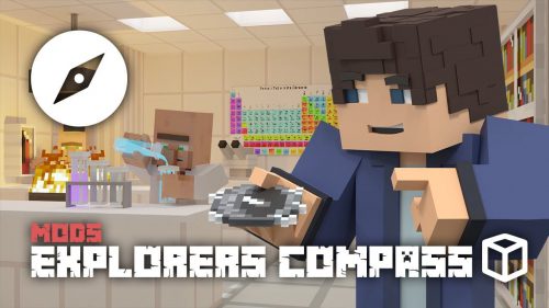 Explorer’s Compass Mod (1.21.1, 1.20.1) – Locate Structures Anywhere in The World Thumbnail