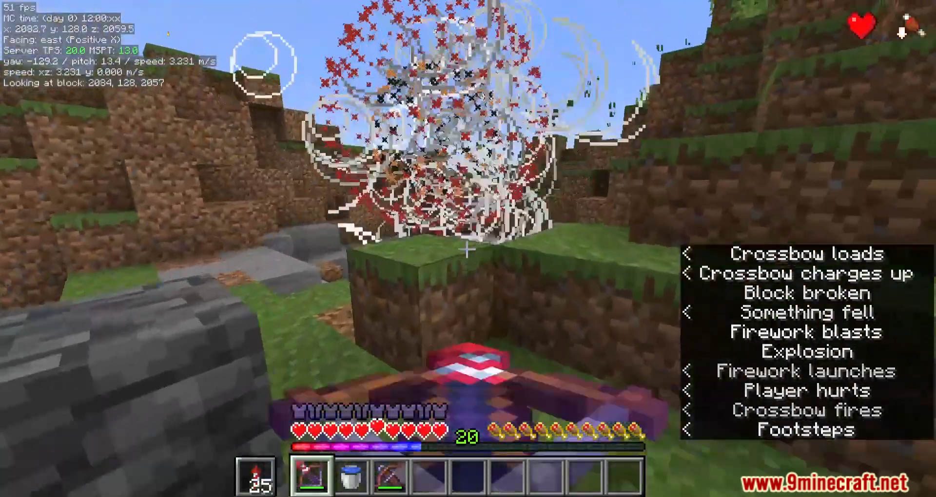 Explosive Crossbows Data Pack (1.20.2, 1.19.4) - Explosive Fireworks for Minecraft! 3