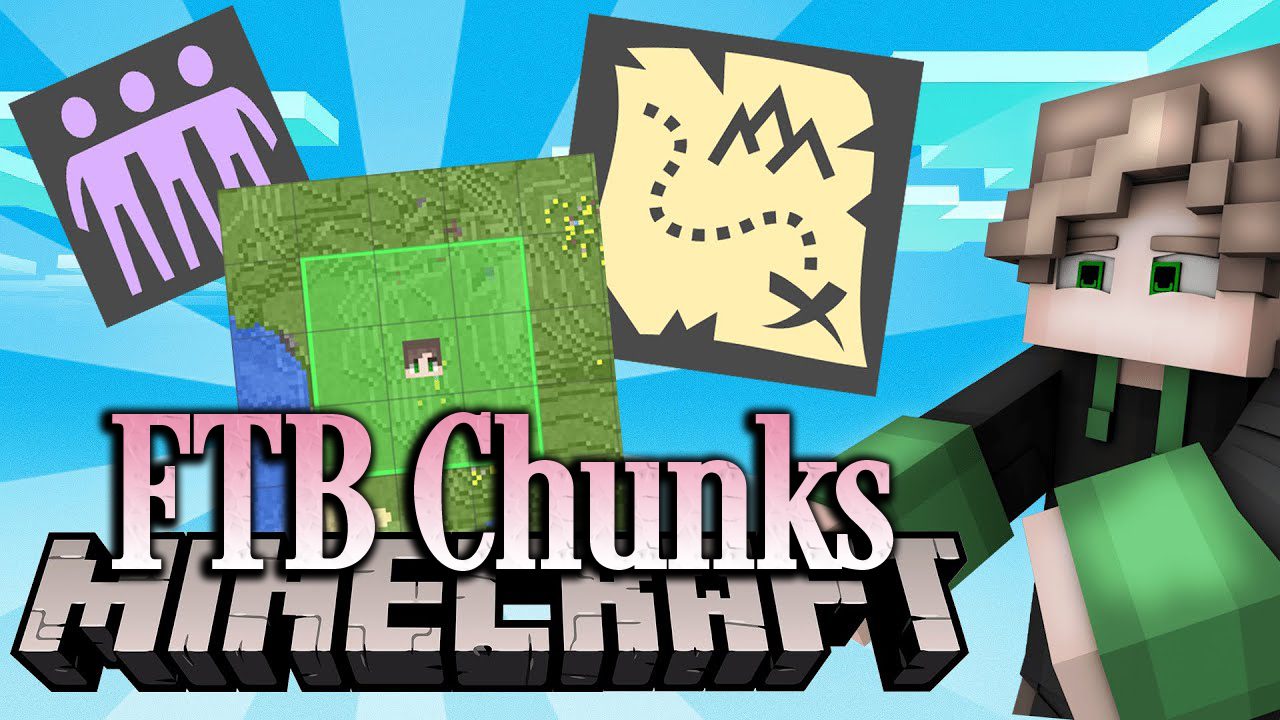 FTB Chunks Mod (1.20.4, 1.19.2) - Claim Chunks to Protect Your Blocks 1