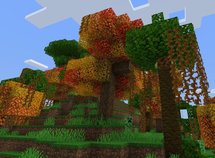 Fall Colors Texture Pack (1.20) - MCPE/Bedrock 6