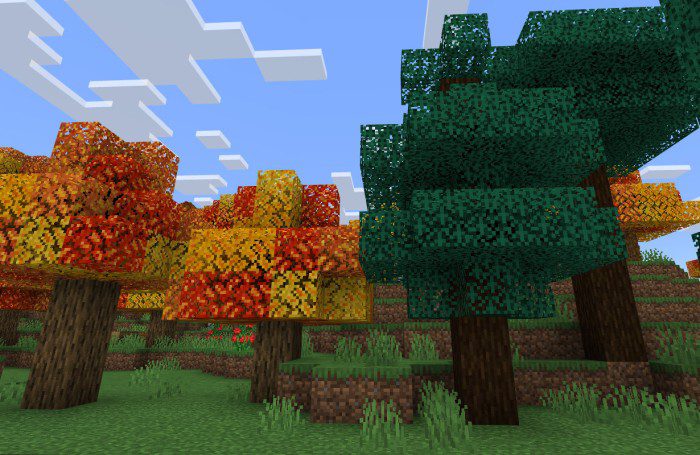 Fall Colors Texture Pack (1.20) - MCPE/Bedrock 7