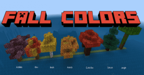 Fall Colors Texture Pack (1.20) – MCPE/Bedrock Thumbnail