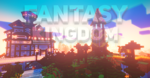 Fantasy Kingdom Map (1.20, 1.19) – MCPE/Bedrock Thumbnail