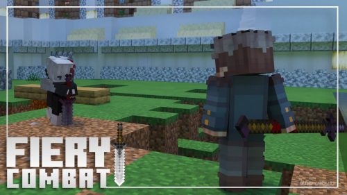 Fiery Combat Addon (1.20) – MCPE/Bedrock Mod Thumbnail