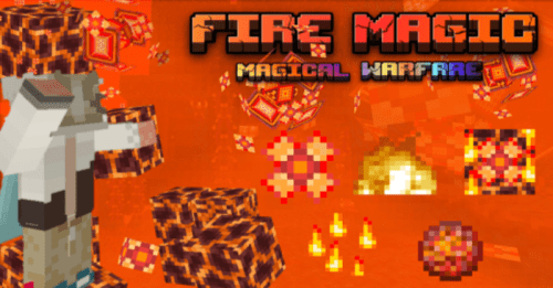 Fire Magic Addon (1.20, 1.19) – MCPE/Bedrock Mod Thumbnail