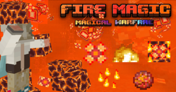 Fire Magic Addon (1.20, 1.19) - MCPE/Bedrock Mod 1