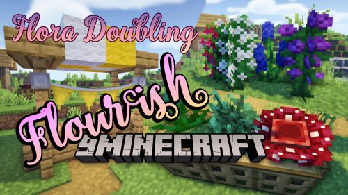 Flourish Mod (1.21.1, 1.20.1) – Use Bonemeal to Spread Small Flowers Thumbnail