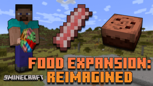 Food Expansion Reimagined Mod (1.20.1, 1.19.4) – Reimagining Minecraft’s Menu Thumbnail