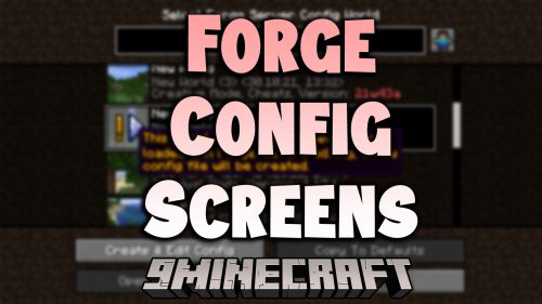 Forge Config Screens Mod (1.20.1, 1.19.4) – Easy With a Beautiful Design Thumbnail