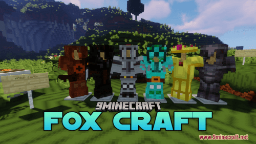 Fox Craft Resource Pack (1.20.6, 1.20.1) – Texture Pack Thumbnail