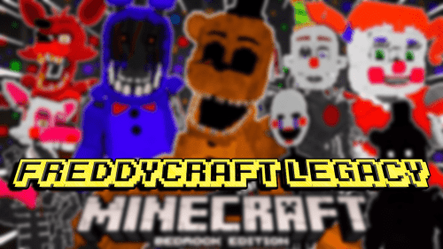 Freddycraft Legacy Addon (1.20) – MCPE/Bedrock FNAF Mod Thumbnail