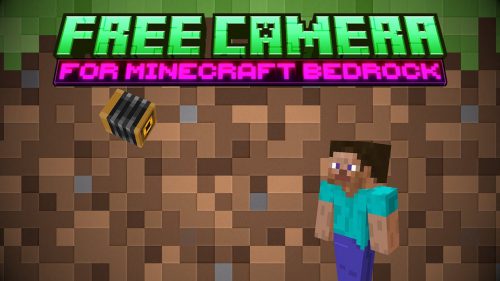 Free Camera Addon (1.20) – MCPE/Bedrock Script Thumbnail