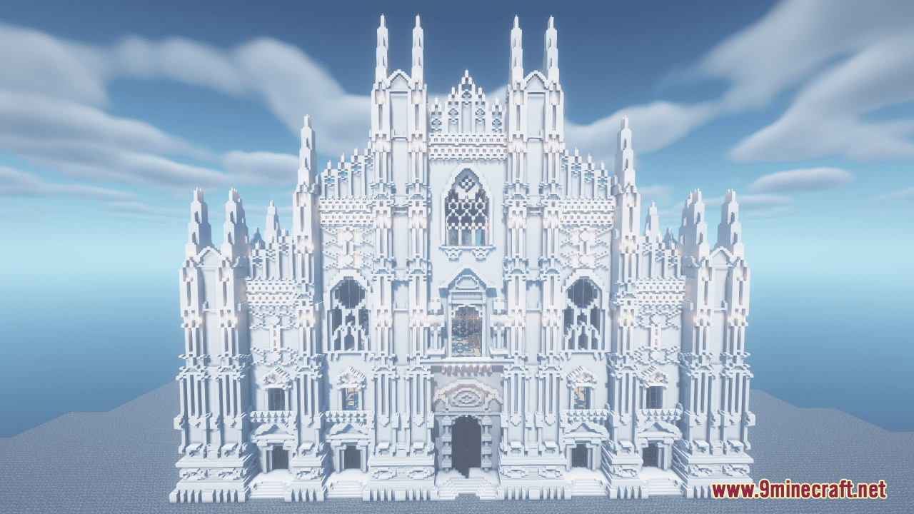 Gothic Cathedral Map (1.20.4, 1.19.4) - Duomo di Milano Recreation 2