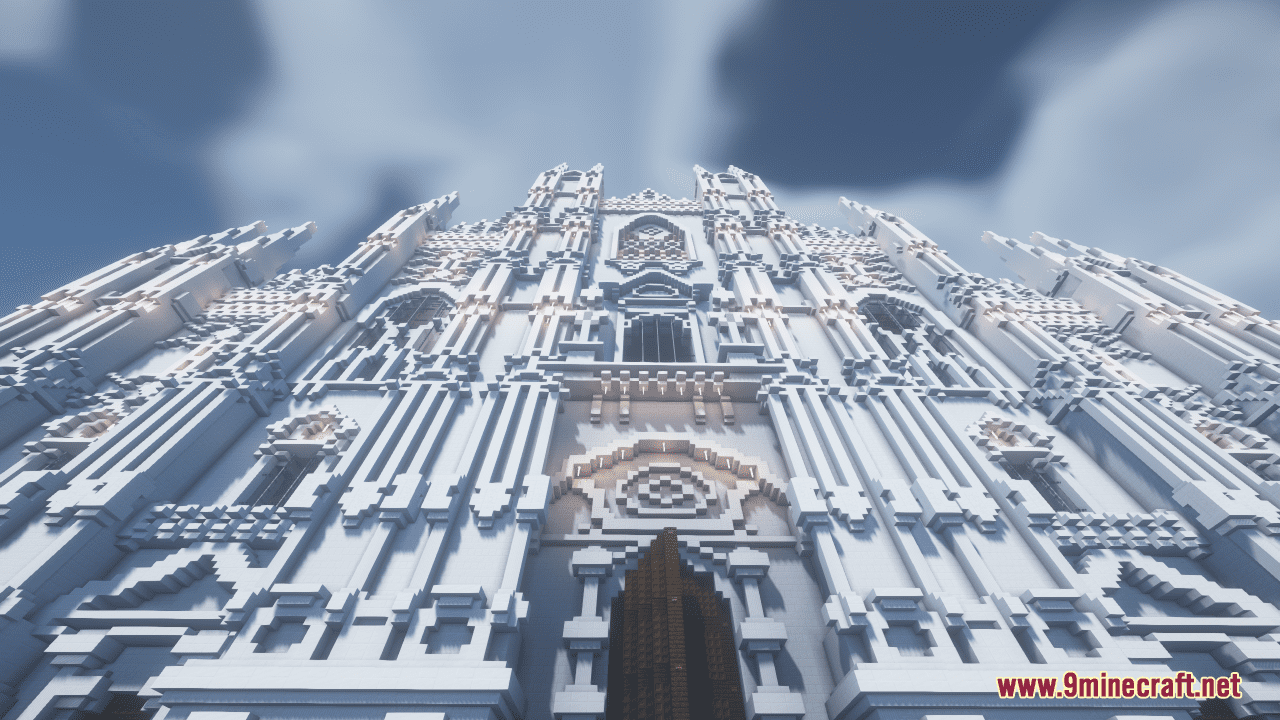 Gothic Cathedral Map (1.20.4, 1.19.4) - Duomo di Milano Recreation 3