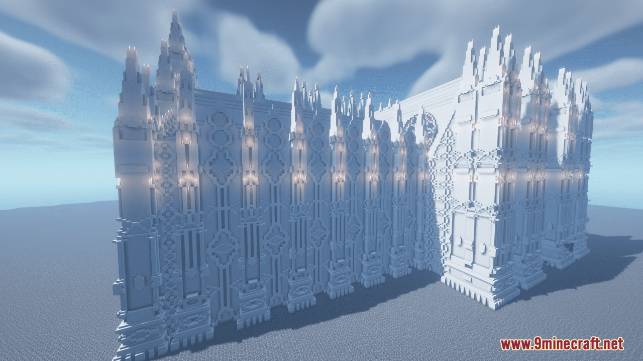 Gothic Cathedral Map (1.20.4, 1.19.4) - Duomo di Milano Recreation 9