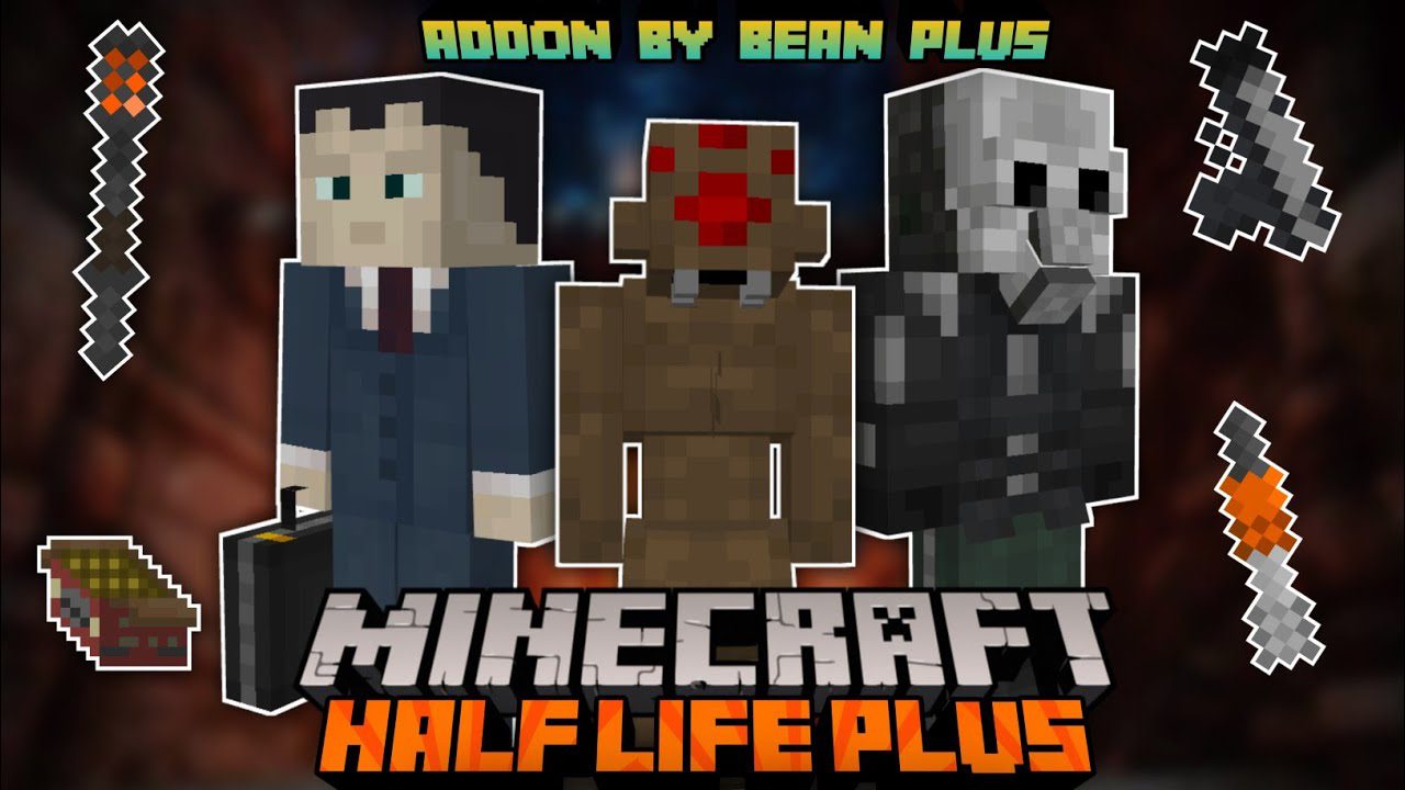 HalfLife Plus Addon (1.20, 1.19) - MCPE/Bedrock Mod 1