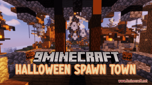 Halloween Spawn Town Map (1.20.4, 1.19.4) – Spooky Exploration Thumbnail
