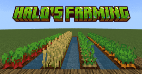 Halo’s Farming Addon (1.20) – MCPE/Bedrock Auto Farm Mod Thumbnail