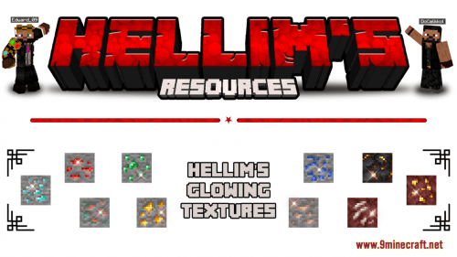 Hellim’s Glowing Textures Resource Pack (1.20.6, 1.20.1) – Texture Pack Thumbnail