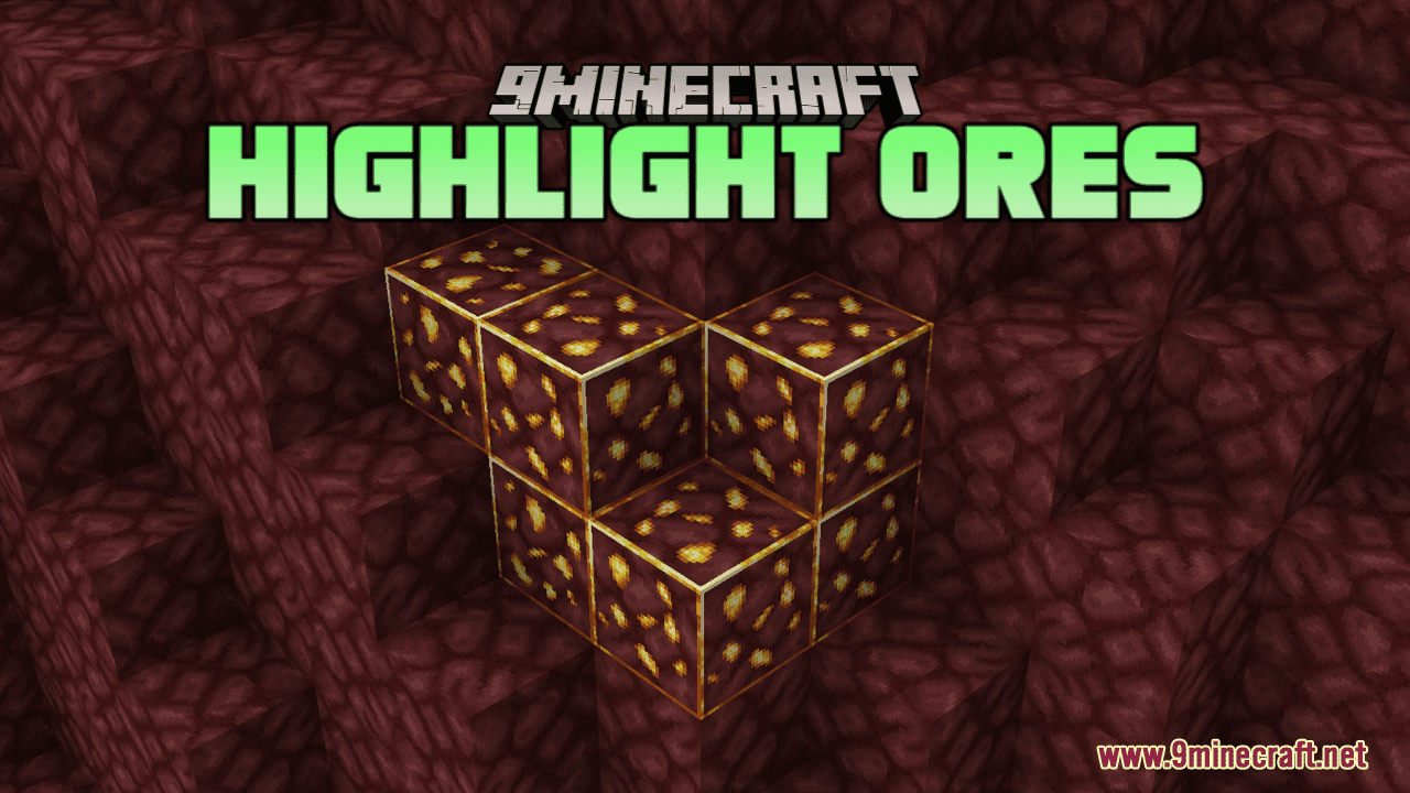 Highlight Ores Resource Pack (1.20.6, 1.20.1) - Texture Pack 1