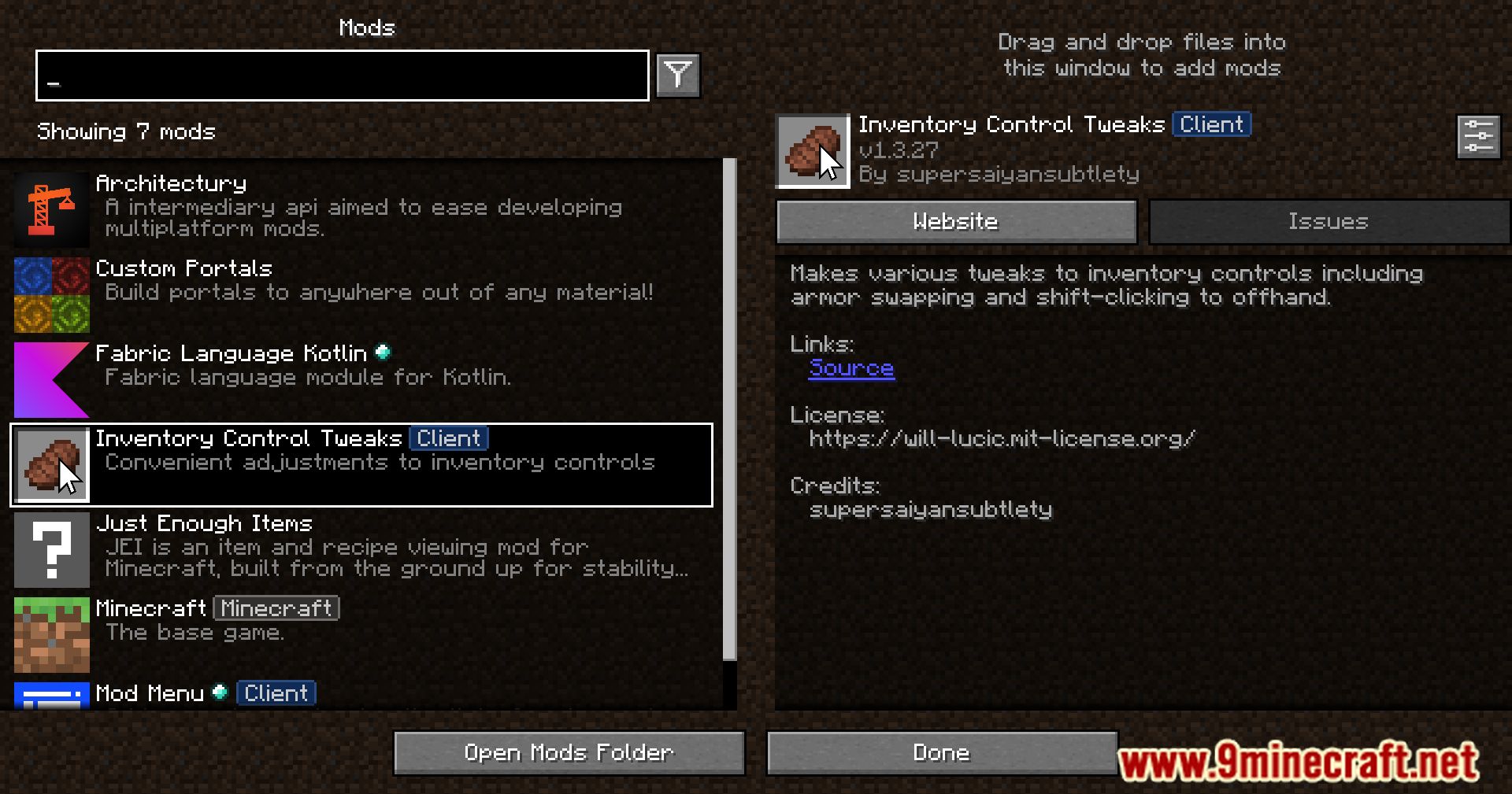 Inventory Control Tweaks Mod (1.20.4, 1.19.4) - Quick Swaps And Smart Picks 2