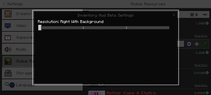 Inventory HUD Texture Pack (1.20, 1.19) - MCPE/Bedrock 3