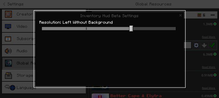 Inventory HUD Texture Pack (1.20, 1.19) - MCPE/Bedrock 7