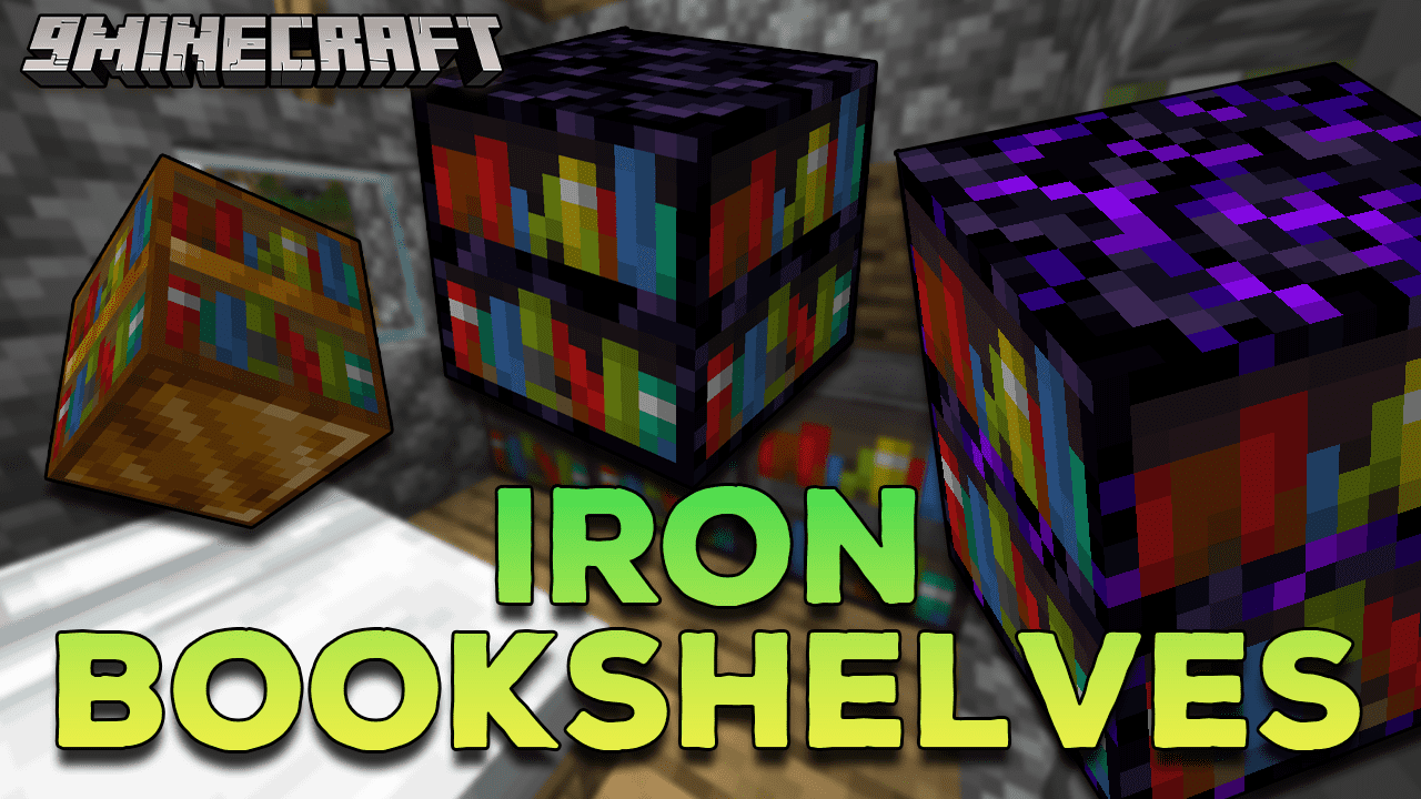 Iron Bookshelves Mod (1.20.4, 1.19.4) - Enchanted Excellence 1