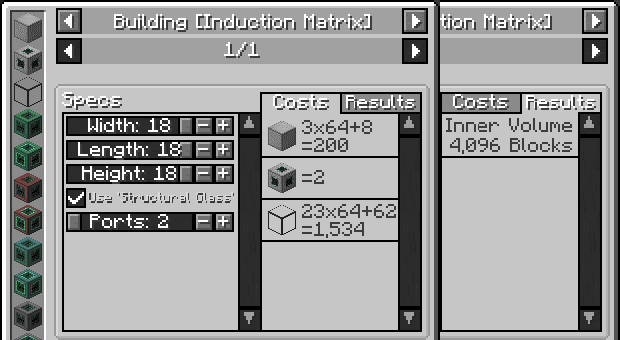 Just Enough Mekanism Multiblocks Mod (1.20.4, 1.19.2) - JEI Page for Calculating Cost 8